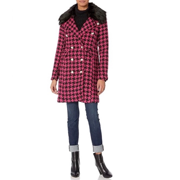 ❤️Jessica Simpson❤️Houndstooth Peacoat